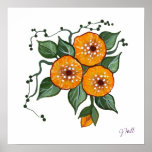 Handpainted Blossoms Print