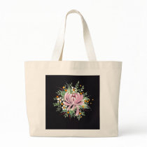 Handpainted Chrysanthemum Tote Bags