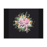 Handpainted Chrysanthemum Postcard