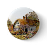 Handpainted Country Cottage buttons