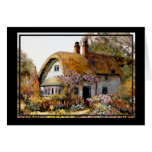 Handpainted Country Cottage Card
