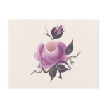 Handpainted Single Rose Post Cards