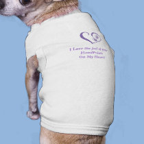 HandPrint logo dog tee shirt cover up pet clothing