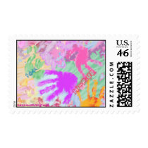 Handprints2 Postage Stamp