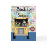 Handprints & School Bus Back to School Card