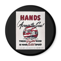 Hands Across The Sea! magnets by ww2posters Hands Across The Sea! magnets