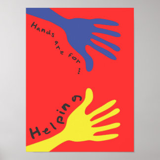 Helping Hand Posters, Helping Hand Prints, Art Prints, &amp; Poster Designs ...