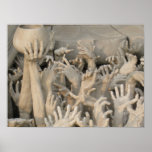 Hands at Wat Rong Khun posters