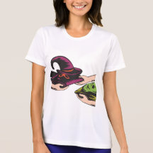 Hands Exchanging Halloween Mask Retro Shirt