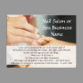 Hands Giving Manicure, Nail Salon Post Card