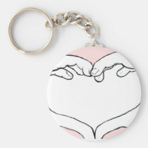 Hands Heart keychains