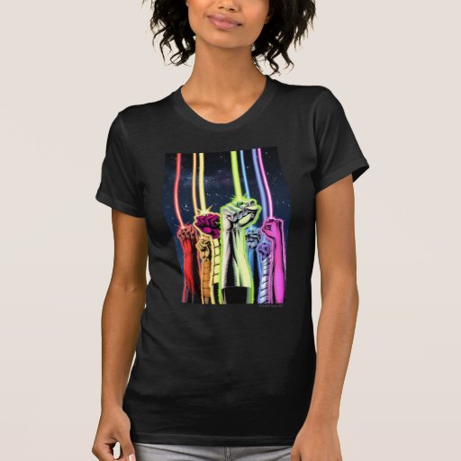 Hands in the air with rings -Color Tees