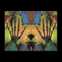 Hands of Autumn Postcards postcards