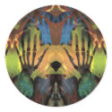 Hands of Autumn Stickers