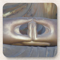 Hands of Buddha cork coasters
