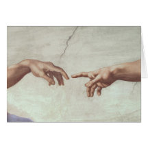 Hands of God and Adam Card