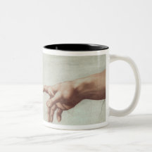 Hands of God and Adam Mugs