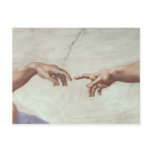 Hands of God and Adam Postcard