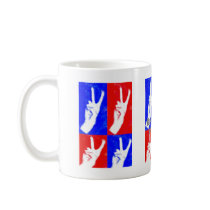 Hands of Peace-Lend Yours mugs by JudyMarisaEclecticCo Hands of Peace-Lend Yours mugs