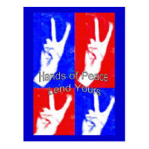 Hands of Peace-Lend Yours Post Cards