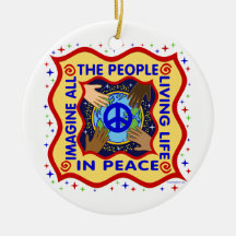 Hands of Peace Ornament