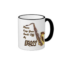 Hands Off Brass/ Saxophone Mugs