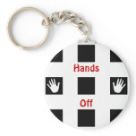 Hands Off Keychain