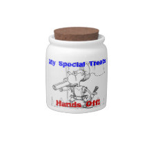 Hands Off My Special Treats Jar Candy Jars