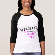 Hands off! t-shirts