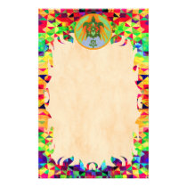 Hands Turtle Flame Stationery
