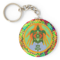 Hands Turtle Keychain