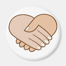 Handshake heart handshake heart magnets
