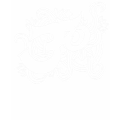 handsketched OM white Tee Shirt by EnlightenedElephant