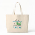 Handsome and Young Uncle bags by AuntandUncleGifts Handsome and Young Uncle bags