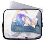 handsome anime boy dreaming of love electronics bags