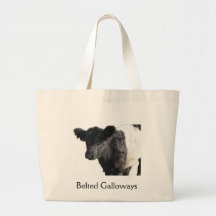 Handsome Belted Galloway Steer Bags