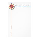 Handsome Nautical Stationery with Antique Compass