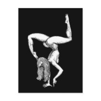 Handstand 1 postcard