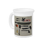 Handtools in display drink pitcher