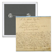 Handwritten dedication  'Brandenburger Concertos' Buttons