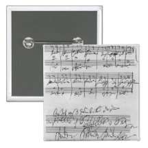 Handwritten musical score buttons