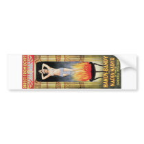 Handy Bandy & Nadia Nadyr Vintage Magic Act Bumper Sticker