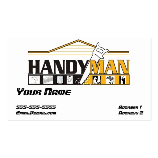 Handy Man Business card