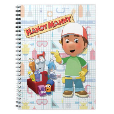 Handy Manny and his Talking Tools notebooks