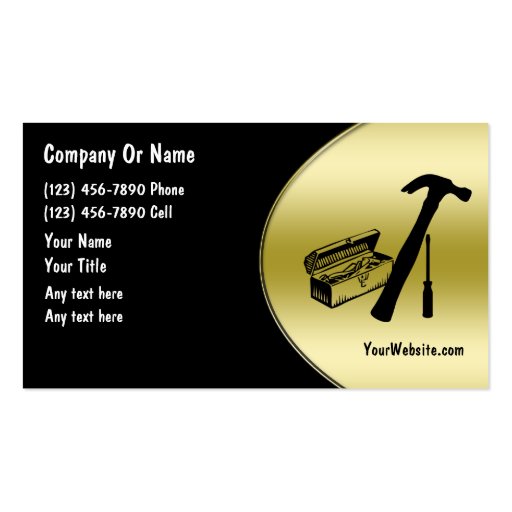 Handyman Business Cards (front side)
