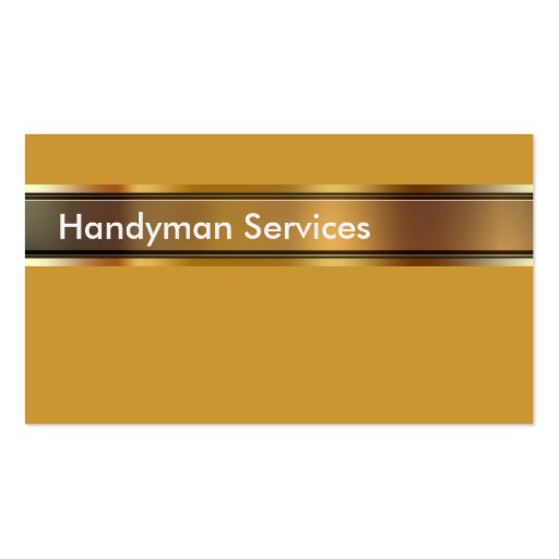 Handyman Business Cards