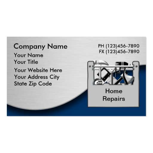 Handyman Business Cards 3 (front side)