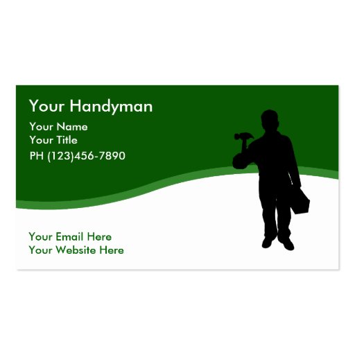 Handyman Business Cards New
