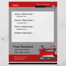 Handyman Carpenter Tool Box Flyer