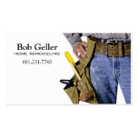 Handyman Construction Home Repair Remodeling Business Card Template